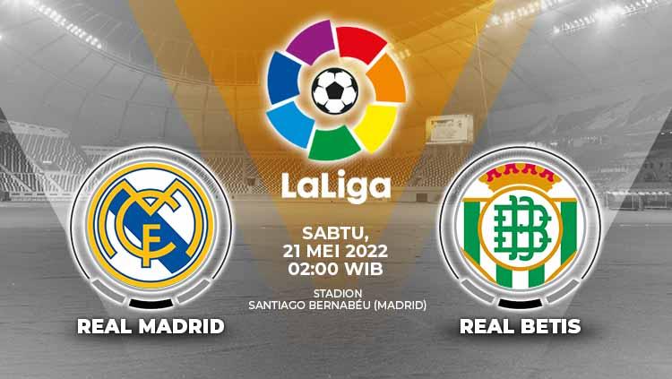 Pertandingan antara Rela Madrid vs Real Betis (Liga Spanyol). - INDOSPORT