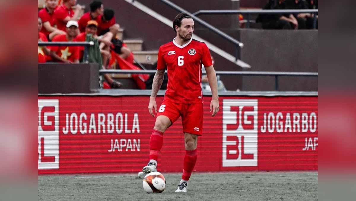 Gelandang naturalisasi, Marc Klok, bertekad membawa pulang medali perunggu usai Timnas Indonesia U-23 gagal melaju ke final SEA Games Vietnam 2021. Foto: PSSI