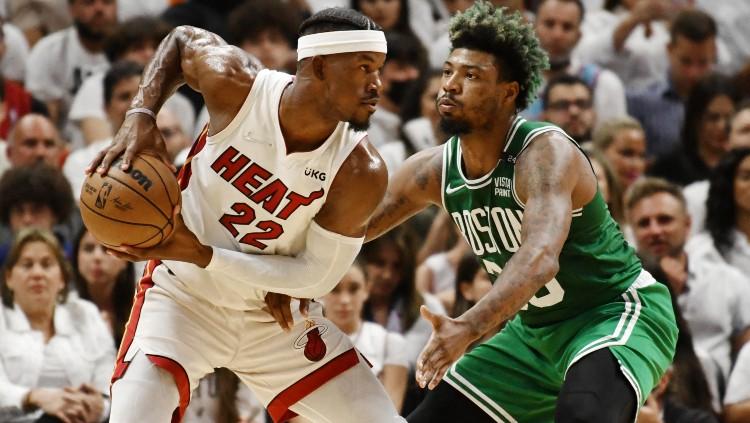 Berikut hasil game kedua final NBA 2021-2022 Wilayah Timur antara Miami Heat vs Boston Celtics, Jumat (20/05/22) WIB. - INDOSPORT