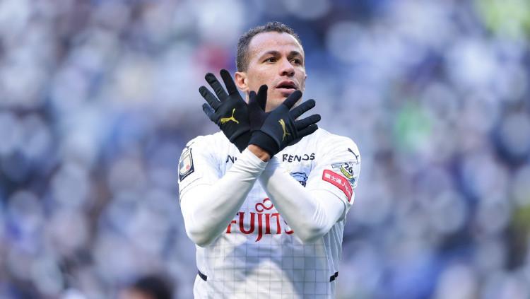 Pemain Kawasaki Frontale asal Brasil, Leandro Damiao.