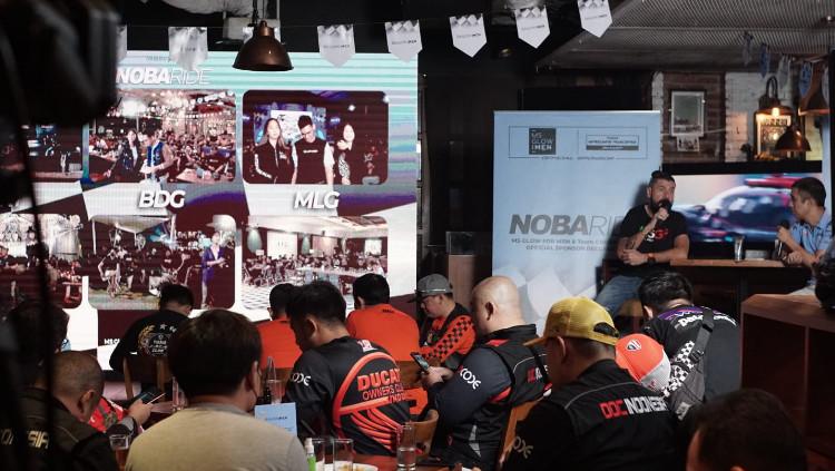Acara nonton bareng MotoGP di Sport Stube, Kawasan Pondok Indah pada hari Minggu (29/05/22).