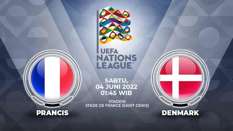 Pertandingan antara Prancis vs Denmark (UEFA Nations League). - INDOSPORT