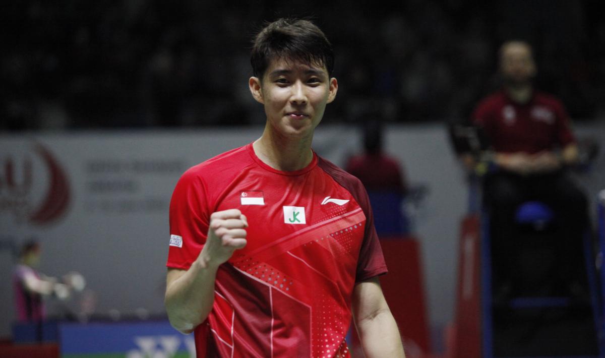 Tunggal putra Singapura, Loh Kean Yew. Foto: Herry Ibrahim/INDOSPORT.