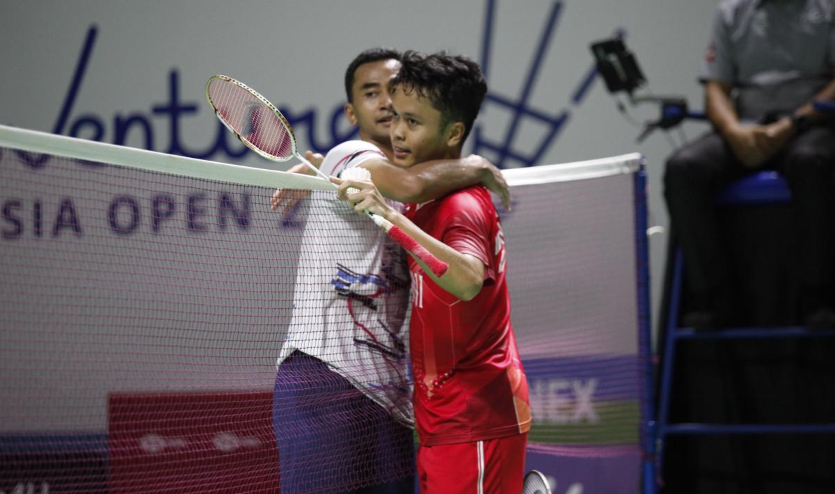 Anthony Ginting buka suara soal penampilannya melawan Tommy Sugiarto di Indonesia Open 2022. Foto: Herry Ibrahim/INDOSPORT. - INDOSPORT