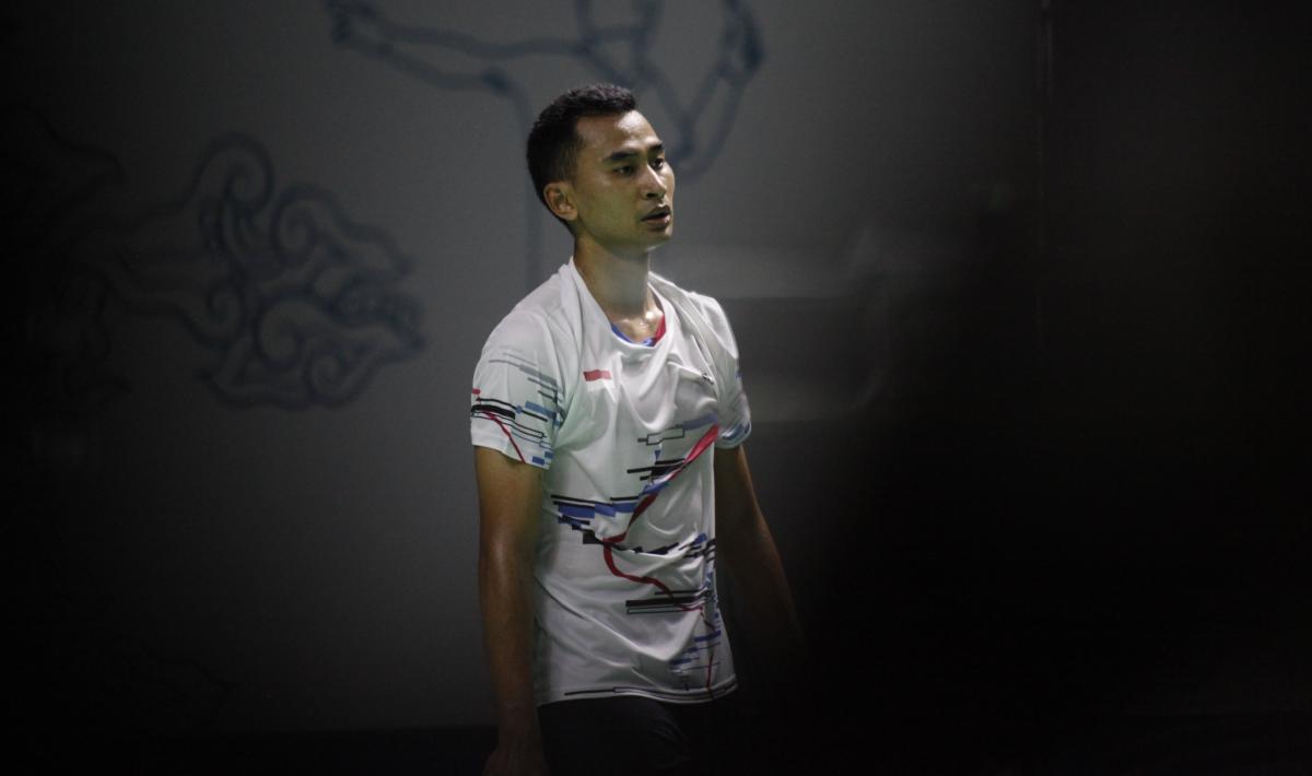 Tunggal putra Indonesia, Tommy Sugiarto, sempat ketinggalan di daftar nama kontestan Taipei Open 2023. Foto: Herry Ibrahim/INDOSPORT.