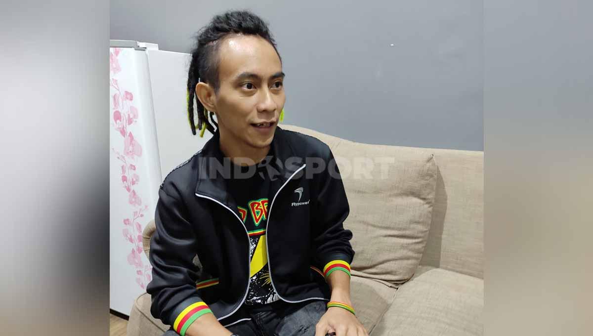 Eks pebulutangkis, Agripina Prima Rahmanto Pamungkas kegirangan usai memeriahkan ajang PB INA Fun Tournament 2022.