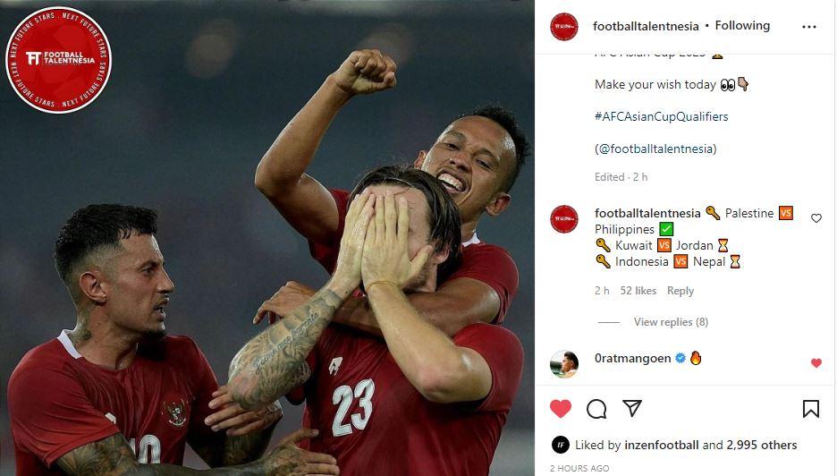 Komentar Ragnar Oratmangoen untuk Timnas Indonesia Copyright: Instagram: footballtalentnesia, 0ratmangoen