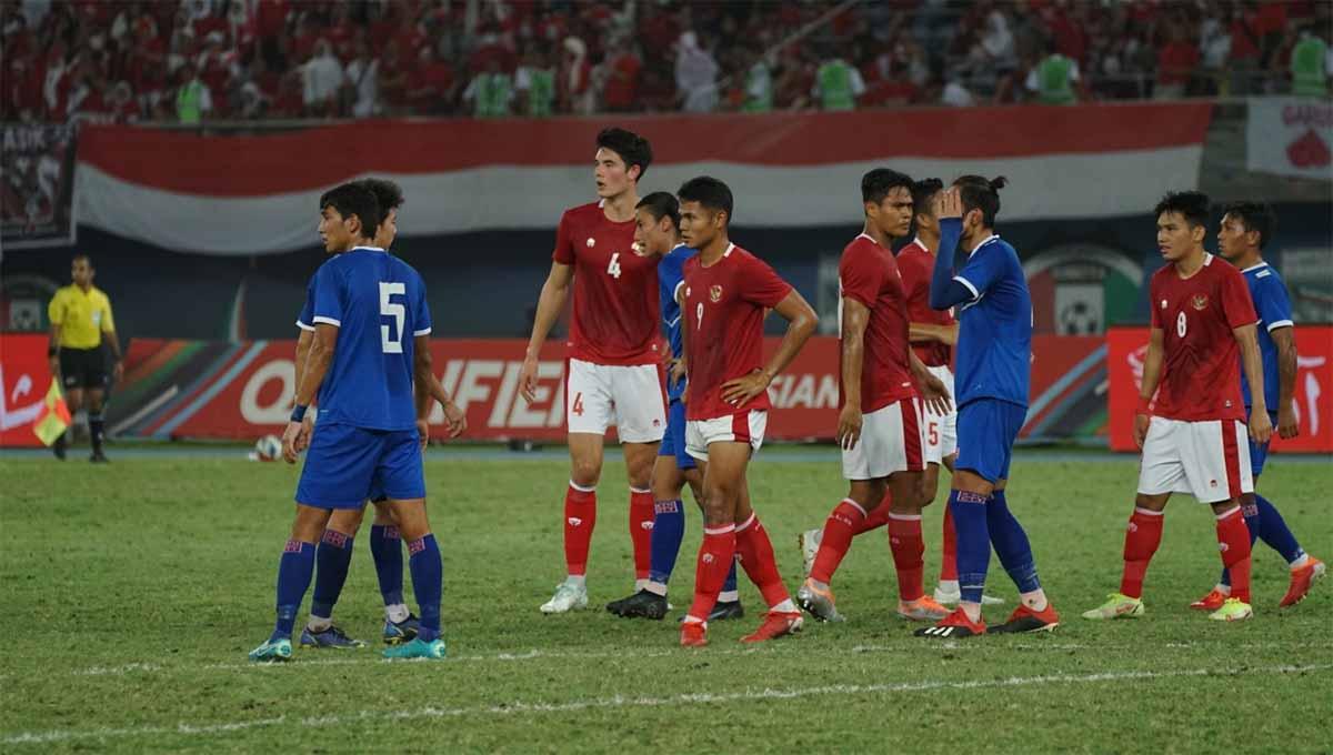 Laga antara Timnas Indonesia vs Nepal di Kualifikasi Piala Asia. Foto: PSSI