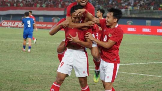 Laga antara Timnas Indonesia vs Nepal di Kualifikasi Piala Asia. Foto: PSSI