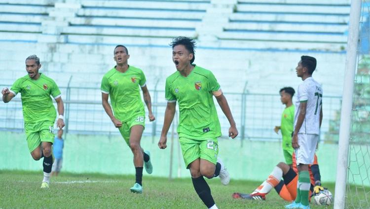Laga uji voba Persikab Bandung vs PSMS Medan.