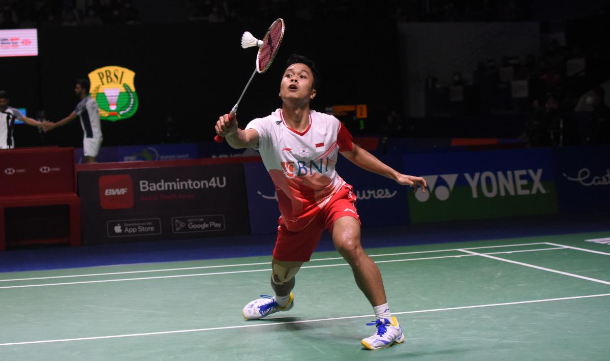 Tunggal putra Indonesia, Anthony Ginting. - INDOSPORT