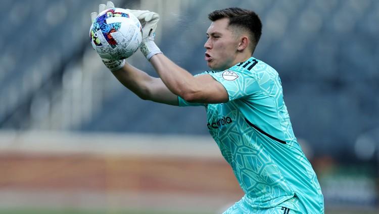 Kiper Chicago Fire, Gabriel Slonina yang jadi incaran Chelsea. (Foto: Reuters/Brad Penner-USA TODAY Sports)