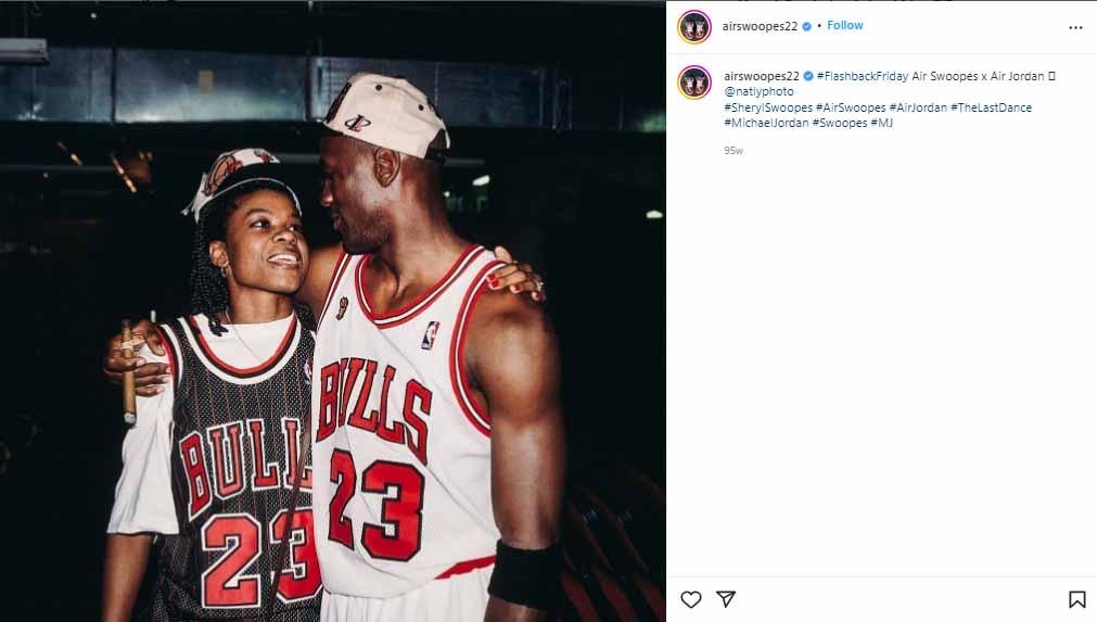 Legenda WNBA, Sheryl Swoopes, memberikan komentar menohok ke Michael Jordan, usai dirinya takluk saat berduel dengan pebasket legendaris NBA tersebut. - INDOSPORT
