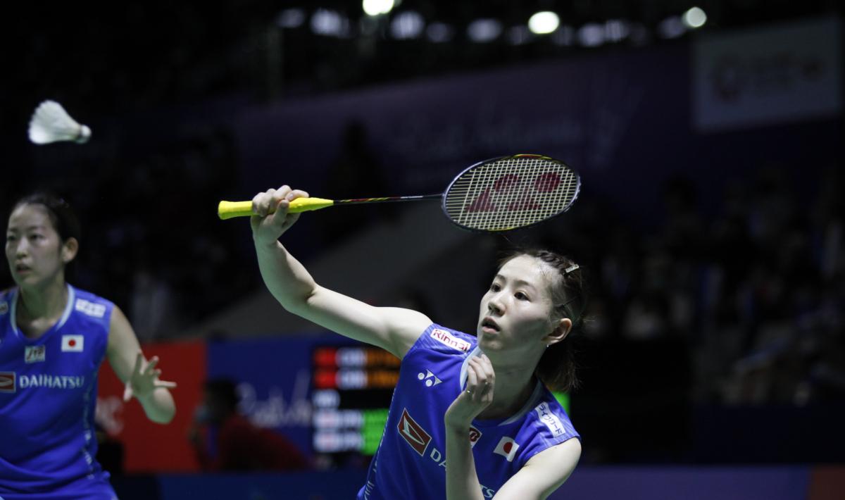 Mengintip momen saat badminton lovers China malah nyinyir dengan kecantikan di luar nalar ganda putri ranking tujuh dunia asal Jepang, Chiharu Shida. - INDOSPORT