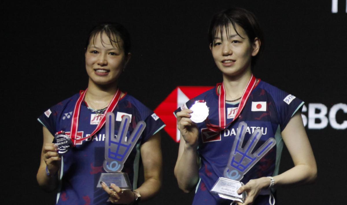 Ganda putri andalan Jepang, Yuki Fukushima/Sayaka Hirota, memutuskan mundur dari Kejuaraan Dunia Bulutangkis 2022. - INDOSPORT