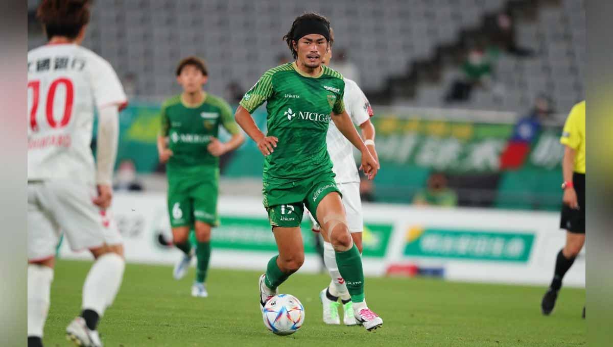 Pemain Tokyo Verdy, Seiya Baba. Foto: official j. league