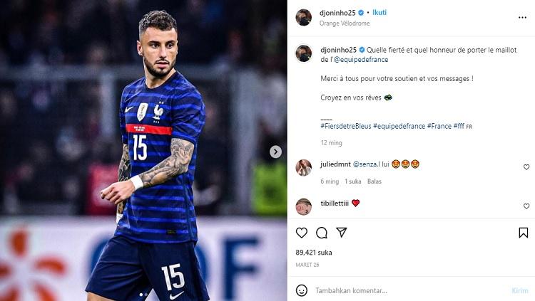Bek Timnas Prancis, Jonathan Clauss yang jadi incaran Chelsea. (Foto: Instagram@djoninho25)