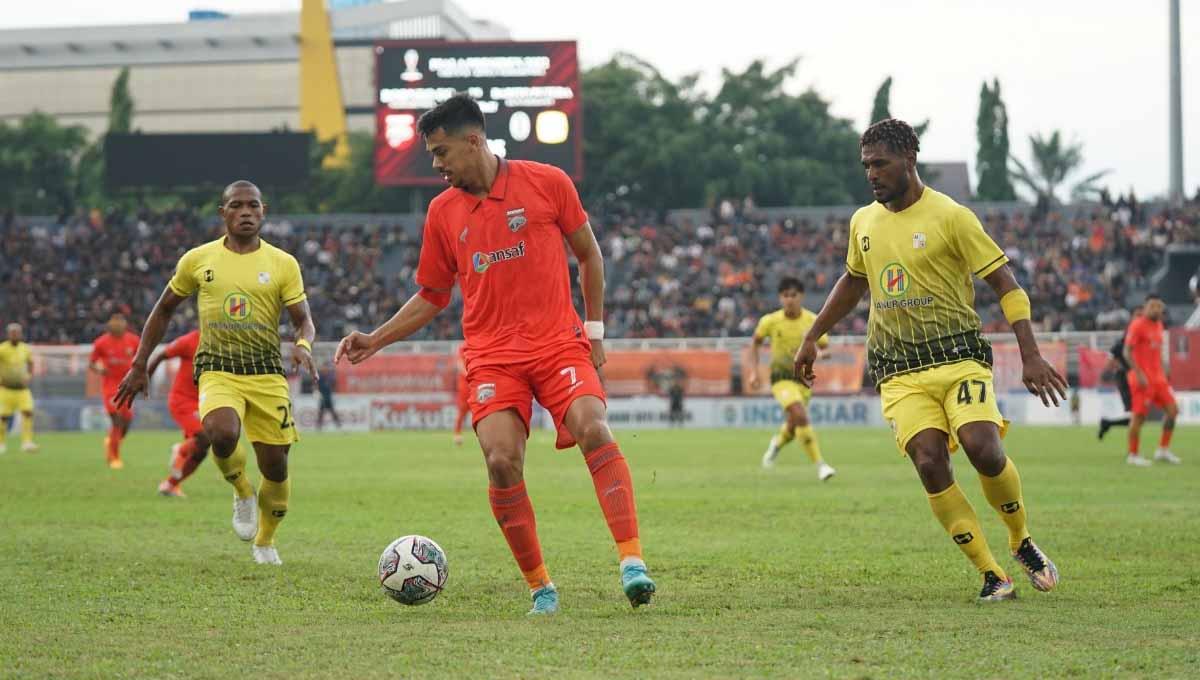 Update mengenai top skor Liga 1 Indonesia 2022/2023 untuk hari ini, Kamis (25/08/22), di mana Matheus Pato memimpin untuk sementara. - INDOSPORT