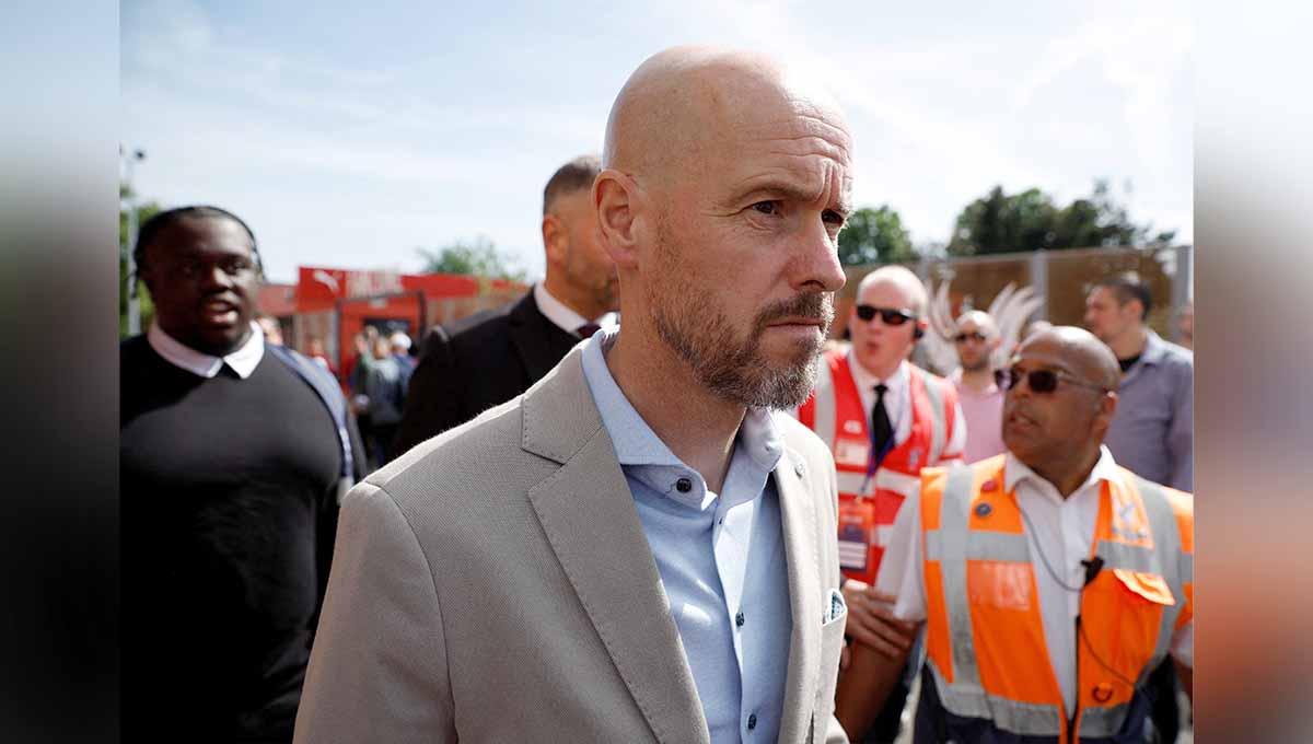 Erik ten Hag, pelatih Manchester United. Foto: Reuters/John Sibley