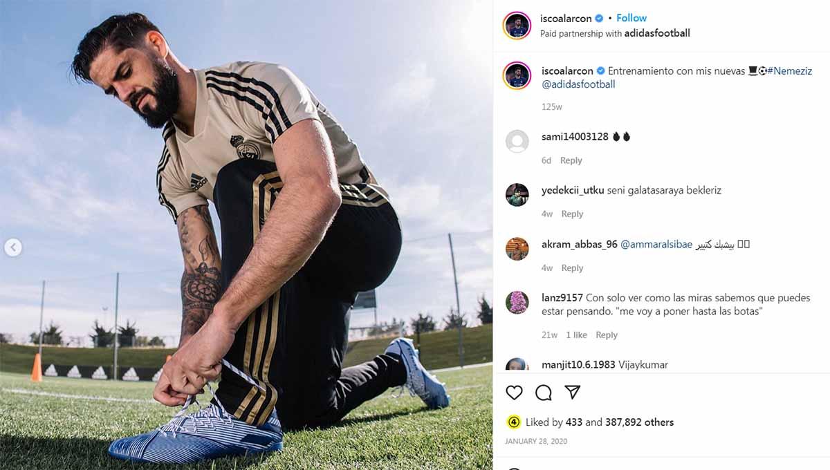 Istri pemain terbuang Real Madrid, Isco, Sara Salamo ungkap fakta mengejutkan mengenai kehidupan bercintanya yang wajib main ranjang tiap malam.