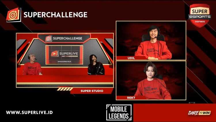 EVOS Rekt dan AE Udil Surbakti menjadi bintang tamu di final Super Esports Challenge Season 2