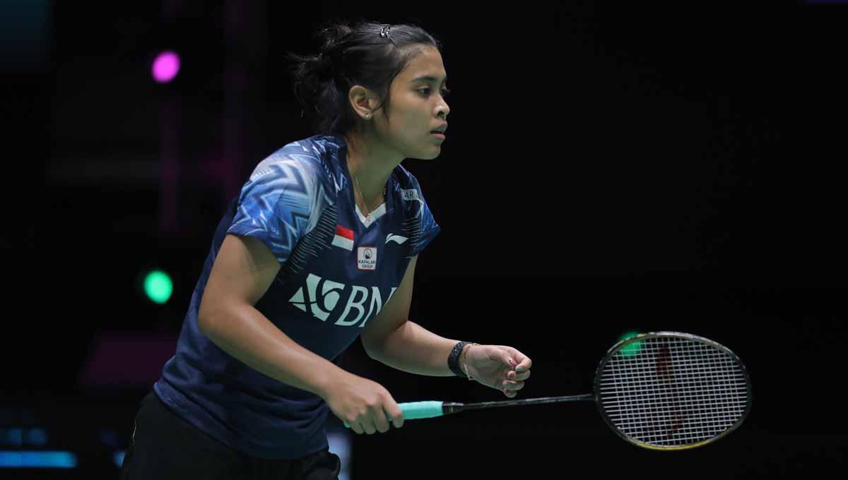Tunggal putri Indonesia, Gregoria Mariska Tunjung, mengungkapkan rahasianya bisa menembus perempat final Malaysia Masters 2022. Foto: PBSI - INDOSPORT