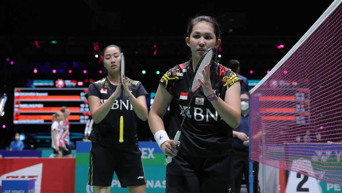 Pebulutangkis andalan ganda putri, Ribka Sugiarto ‘menduakan’ Rian Ardianto karena jatuh hati dengan Pauolo Dybala yang berlaga di Piala Dunia 2022. - INDOSPORT