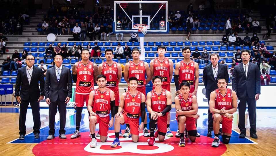 Skuat Timnas Basket Indonesia. Foto: fiba.basketball