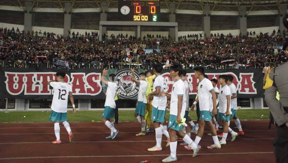 Pertandingan antara Timnas Indonesia U-19 vs Vietnam U-19 di Piala AFF U-19 2022. - INDOSPORT