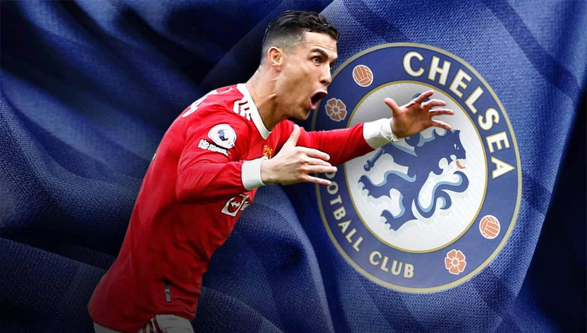 Cristiano Ronaldo dikaitkan dengan kepindahan ke Chelsea. Foto: REUTERS-Craig Brough