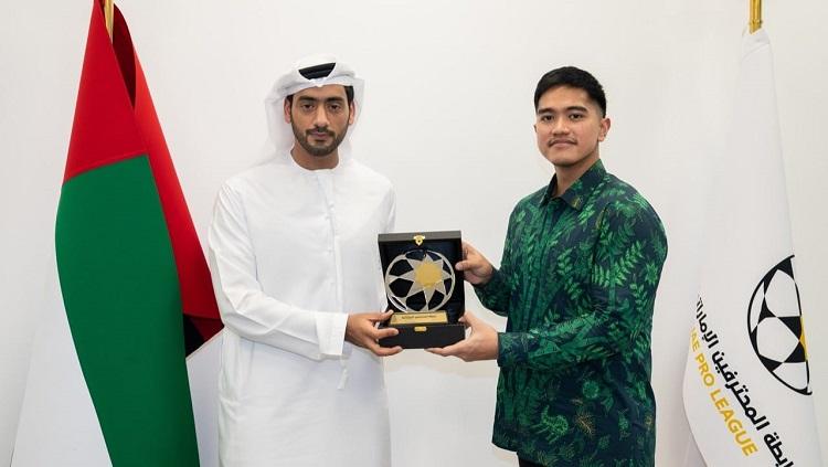 CEO Persis Solo, Kaesang Pangarep, bekerja sama dengan UEA Pro League.untuk meningkatkan kualitas tim di Liga 1.