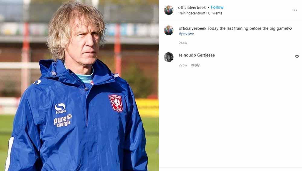 Gertjan Verbeek. Foto: Instagram@officialverbeek