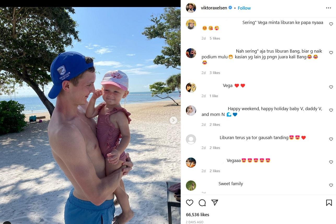 Postingan Viktor Axelsen dipenuhi komentar netizen yang ingin lihat dirinya absen dan berlibur usai terus jadi juara dimana-mana Copyright: Instagram: viktoraxelsen