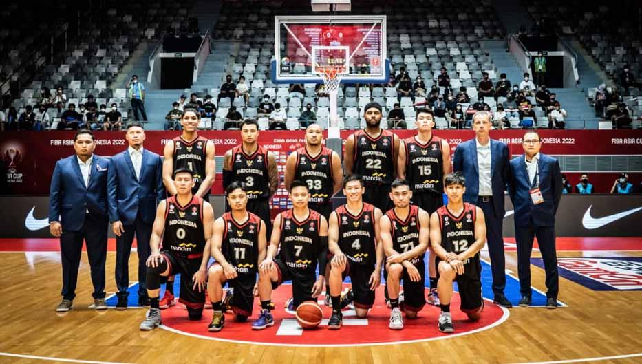 Skuat Timnas Basket Indonesia. Foto: fiba.basketball