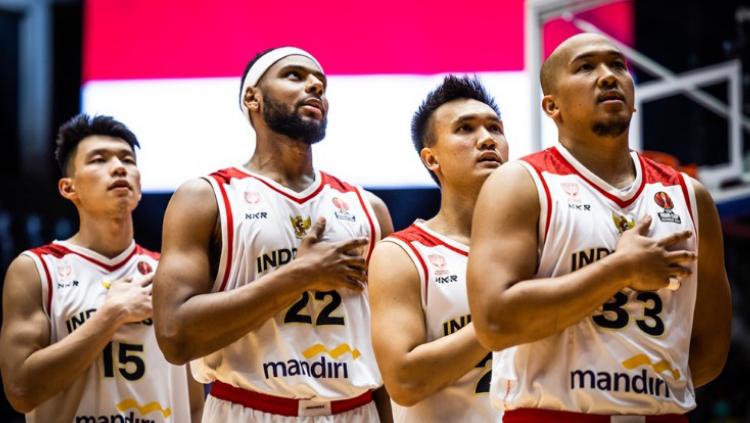 Timnas Basket Indonesia vs Yordania pada laga kedua penyisihan grup A FIBA Asia Cup 2022 di Istora Senayan, Kamis (14/07/22). - INDOSPORT