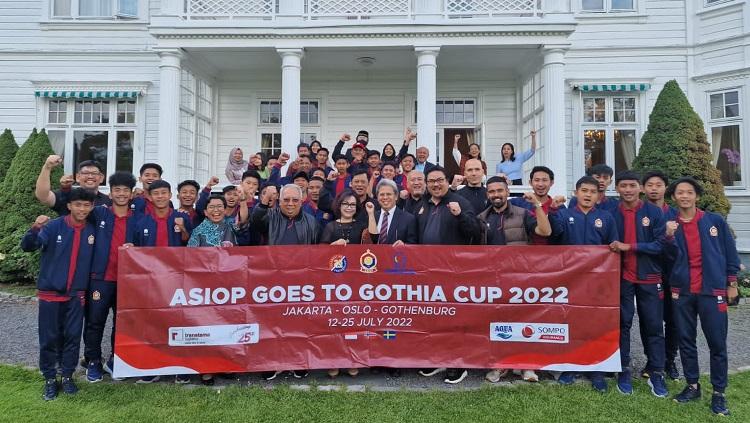 ASIOP Football Academy dari Indonesia mencetak 17 gol dalam tiga pertandingan penyisihan grup, dalam ajang Gothia Cup Swedia U-16 2022.