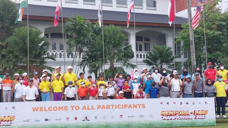 Kejuaraan Menpora PAGI International Junior Golf Championship resmi kembali digelar pada tahun 2022 di Emeralda Golf, Bogor, Jawa Barat, Senin (18/07/22).