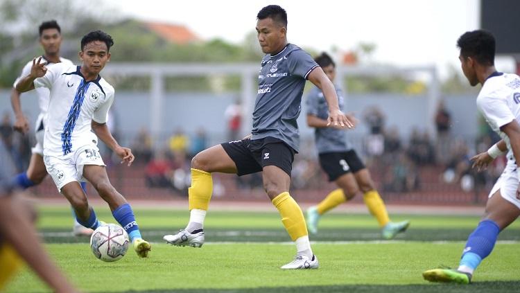 Pertandingan uji coba Persipa Pati vs PSIS Semarang.