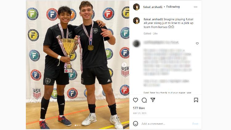 Melihat prestasi gemilang yang pernah dicatatkan Faisal Arshad, salah satu wonderkid kelahiran Bandung yang kini berkompetisi di Amerika Serikat dan siap gabung timnas.
