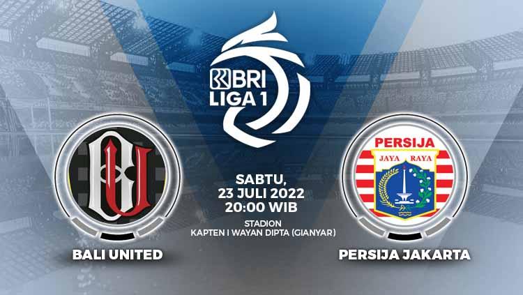 Pertandingan antara Bali United vs Persija Jakarta (BRI Liga 1).