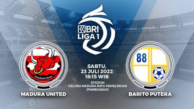 Berikut hasil Liga 1 antara Madura United vs Barito Putera pada Sabtu (23/07/22), tuan rumah mengamuk dan berhasil raih kemenangan telak hingga 8-0!