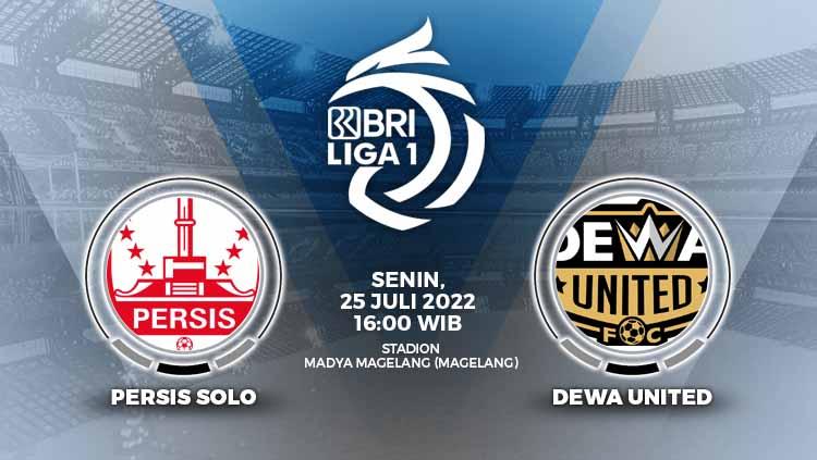 Prediksi pertandingan antara Persis Solo vs Dewa United di Liga 1. - INDOSPORT