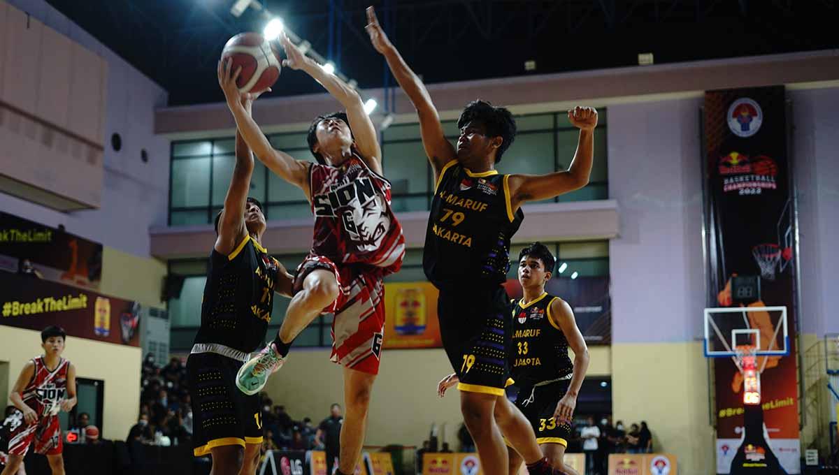 Suasana babal perempatfinal dan semifinal Red Bull Basketball Championships 2022. Foto: Red Bull Indonesia