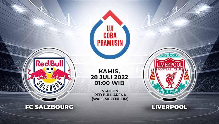 Pertandingan antara FC Salzbourg vs Liverpool (Uuji Coba Pramusim).