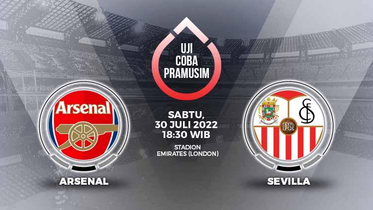 Berikut prediksi pertandingan pramusim yang mempertemukan antara raksasa Liga Inggris (Premier League), Arsenal, vs Sevilla. - INDOSPORT