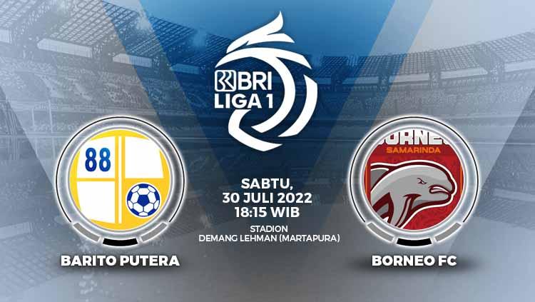 Prediksi pertandingan antara Barito Putera vs Borneo FC (BRI Liga 1). - INDOSPORT