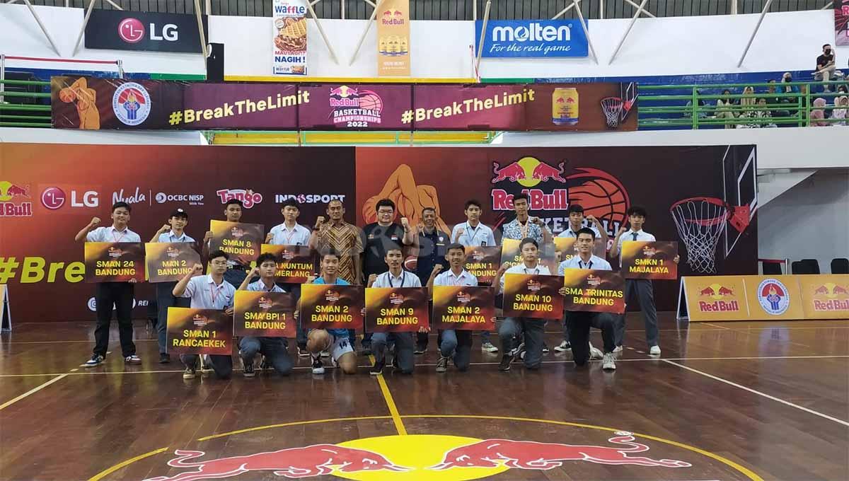 Turnamen Red Bull Basketball Championships 2022 seri Bandung resmi digelar di GOR Laga Tangkas, Arcamanik, Kota Bandung, 30 Juli - 1 Agustus 2022.