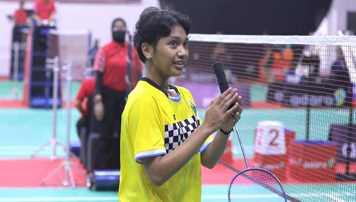 Agatha Gracia Rompas, atlet asal Papua di Piala Presiden Bulutangkis 2022. Foto: PBSI
