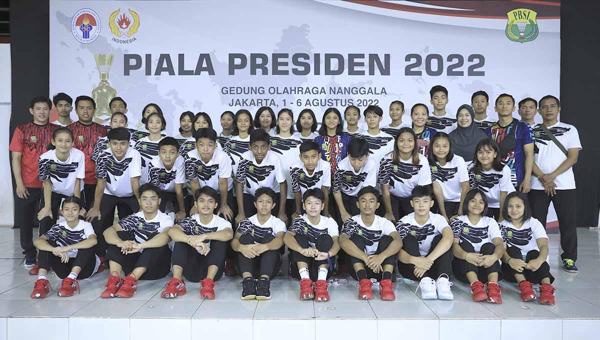 Tim DKI Jakarta di Piala Presiden Bulutangkis 2022. Foto: PBSI