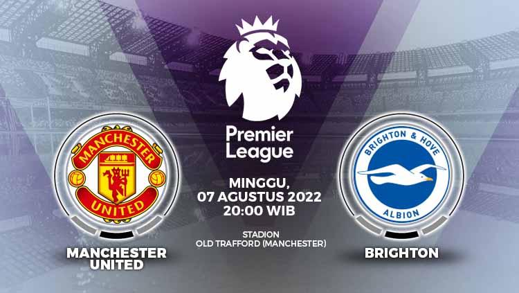 Prediksi pertandingan antara Manchester United vs Brighton & Hove Albion (Liga Inggris). - INDOSPORT